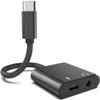 USB C Headphone Adapter Earphone 3.5mm Jack Compatible with Samsung Galaxy A26/A36/A56 5G, Charger Port Splitter Mic Support Hands-Free Type-C view 2
