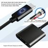 USB C Headphone Adapter Earphone 3.5mm Jack Compatible with Samsung Galaxy A26/A36/A56 5G, Charger Port Splitter Mic Support Hands-Free Type-C view 3