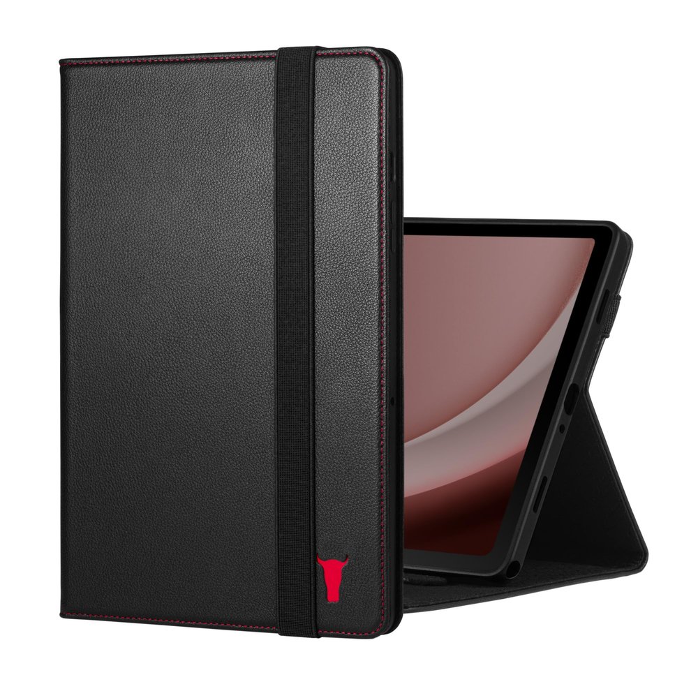 TORRO Leather Case Compatible with Samsung Galaxy Tab A9 Plus Premium Leather Galaxy Tab A9+ 11 2023 Case with Stand Function and Auto Wake/Sleep (Black)