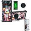 Aroepurt Case Compatible for Onyx Boox Palma 2 ePaper eReader Phone Case Cover [with Tempered Glass Screen Protector][Hard PC + Soft Silicone][Ring Support] [Luminous Effect] YGH-MXX view 1