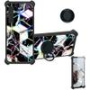 Aroepurt Case Compatible for Onyx Boox Palma 2 ePaper eReader Phone Case Cover [with Tempered Glass Screen Protector][Hard PC + Soft Silicone][Ring Support] [Colorful Reflect Light] IMDH-HS view 1