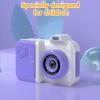 Print Camera with Flash, 32GB Memory Card 2.4inch Screen 1MP Front and Rear Cameras, Thermal Printing Technology (Lightpurple White) view 2