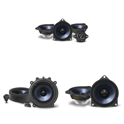 Alpine Tesla Audio Upgrade, Model 3 Speaker Bundle (EV-65C-T, EV-40M-T, EV-40MR-T)