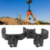 Data Collector Bracket Mount, Aluminum Alloy Portable GPS RTK Mount, Range Pole Cradle Bracket with Compass, Easy Installation Knob, Compatible with 70 90mm Controllers view 3