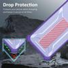 bojioderf Case Compatible for Onyx Boox Palma 2 ePaper eReader Phone Case Stand Cover [with 1*Tempered Glass Screen Protector] Hybrid Case [Folding Support Magnetic] [Frosted Anti-Fingerprint] Purple view 3