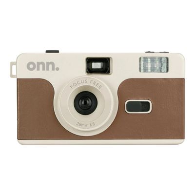 Onn. Reusable 35MM Film Camera (Brown)