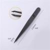 8Pcs Precision Plastic Tweezers Anti Static Black Carbon Fiber DIY Repair Nippers Kit For Electronics Phones Repairing view 3