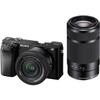 Sony Alpha a6100 Mirrorless Camera with 16-50mm & 55-210mm Lenses, Bundle with 64GB SDXC Memory Card and Shoulder Bag view 2
