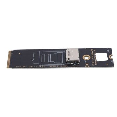 ANGGREK PCIe 3.0 M.2 MKey to SFF-8611 Adapter, System Expansion M.2 to Oculink SFF-8611 Host Adapter PCIe X4 for PCIe NVMe SSD