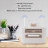 Router Storage Box, 2 Layer Dust Proof Multifunctional Box with Lid for Cable Management, Router Box for Modem, Network Cable and Remote Control Storage view 3