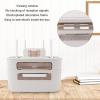 Router Storage Box, 2 Layer Dust Proof Multifunctional Box with Lid for Cable Management, Router Box for Modem, Network Cable and Remote Control Storage view 4