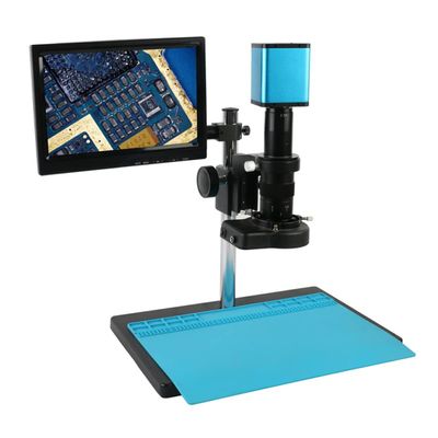Lab Microscope Accessories Industrial Measuring Microscope Camera 180X C Mount Lens 144 LED Light(C,Measuring)