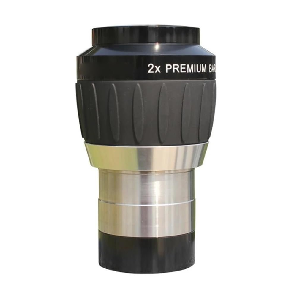 Astronomical Telescope Accessories 2 Inches 2X Multiplier Barlow Lens with 1.25 Inches Eyepiece