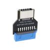 eMagTech 180 Degrees Adapter USB 3.0 19-Pin Internal Header to USB 3.1/3.2 Type-C 20-Pin Extend Adapter for Type E to PCs Front Panel Port view 1