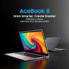 XDZ-Notebook Computer Acebook 8 16+512GB Slim 1.6kg, Metal case, Alder Lake N97,4cores4threads, 15.6-inch 16:9 LCD, 1920 * 108184% Screen Ratio, Support Fingerprint Unlock (Silver) view 2