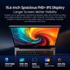 XDZ-Notebook Computer Acebook 8 16+512GB Slim 1.6kg, Metal case, Alder Lake N97,4cores4threads, 15.6-inch 16:9 LCD, 1920 * 108184% Screen Ratio, Support Fingerprint Unlock (Silver) view 4