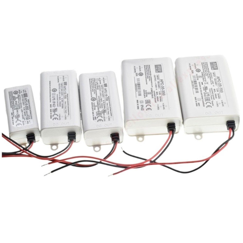 1pcs APC-8/12/16/25/35-250/350/500/700/1050mA Indoor LED Lighting SMPS LED Constant Current Switching Power Supply(APC-8-350mA)
