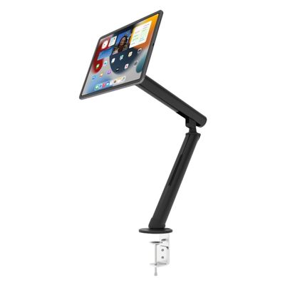 EiLikee Magnetic Desktop Monitor Stand for iPad with Pneumatic Spring Multi-Angle Adjustment, fits iPad Pro 11 (1st - 4th gen), Air 10.9-11 (4th - 7th gen) only, See Model Catalog for Details!