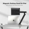 EiLikee Magnetic Desktop Monitor Stand for iPad with Pneumatic Spring Multi-Angle Adjustment, fits iPad Pro 11 (1st - 4th gen), Air 10.9-11 (4th - 7th gen) only, See Model Catalog for Details! view 2