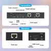 ALGOX 328ft/100m 4K@30Hz HDMI Extender Splitter 1 in 2 Out Over CAT6/6e/7(T-568B) Supports Loop Out, EDID Copy, HDR10, Dolby Vision, 3D Video, Plug and Play, Easy to Install view 4