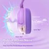 iClever BTH20 Active Noise Cancelling Headphones for Kids, 60H Play Time,Type C Fast Charging,Safe Volume 80dBA,Bluetooth5.4,Award-Winning Kids Headphones Wireless for iPad Tablet Airplane,Purple view 2