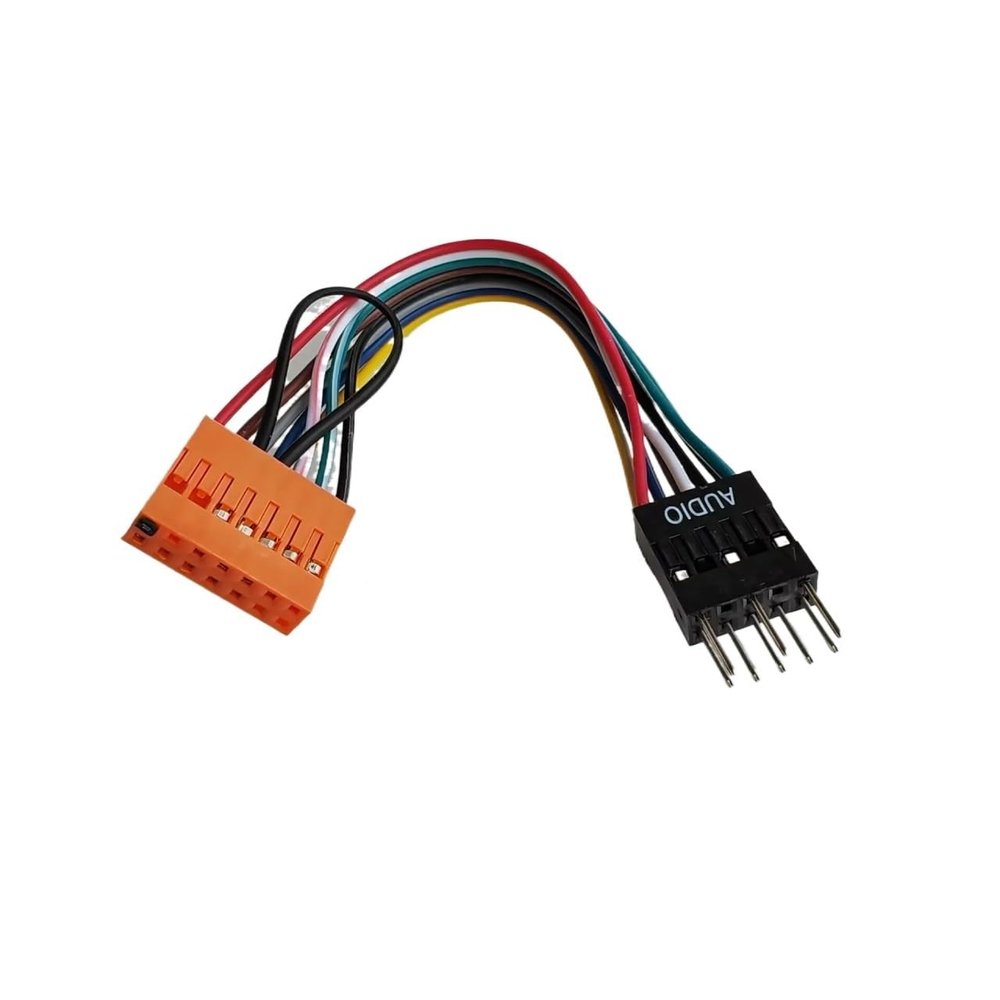 YWZBQL Wen ST 11Pin 9Pin USB 13Pin Audio 8pin HDD Power L*/ED Reset SW Switch Cable for Mainboard to Ordinary ATX Computer Case(Audio Cable)