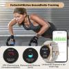 Smart Watch for Women with Built-in GPS & Alexa (Make/Answer Call), 1.32" AMOLED Fitness Tracker with Altimeter Compass for Hiking Running, HRV/Sleep/SpO2 Monitor, 5ATM Waterproof for iPhone Android view 2