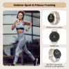 Smart Watch for Women with Built-in GPS & Alexa (Make/Answer Call), 1.32" AMOLED Fitness Tracker with Altimeter Compass for Hiking Running, HRV/Sleep/SpO2 Monitor, 5ATM Waterproof for iPhone Android view 4