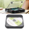 Portable CD Player with Bluetooth, Retro Double Speakers HiFi CD Support CD USB AUX Input, Classic CD Music Player for Car Home Exercise, Ideal Gift for Friends view 2