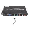 1080P HD Multimedia Interface Converter, YPbPr VGA to HD Converter Adapter for HDTV Projector Display, Plug and Play Setup, 2 Keys for Resolution Switching (US Plug) view 1