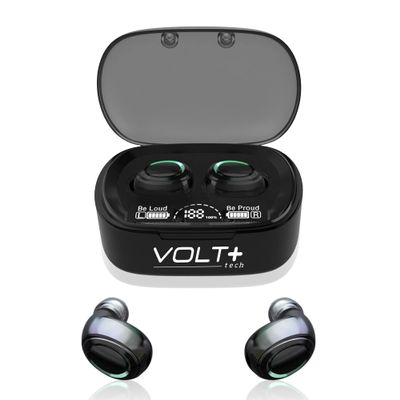 PRO Bluetooth 5.3 Earbuds Compatible with Motorola Moto G Power/Moto G/Stylus /5G/2025/2024/2023 +36 Hr Use/ 2000mAh PowerCase/ IPX4 Waterproof/Noise Reduction/Quad Mic