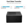 LINKEET Dual-Bay Hard Drive Docking Station for 2.5 & 3.5 inch SATA HDD/SSD, Supports Offine Clone & UASP, 5Gbps, 2 * 10TB, USB 3.0 Hard Drive Reader for PC, Laptop, Windows, Mac OS, Linux, Black view 4