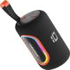 RadioShack Wireless Speaker, 20W, Bluetooth 5.3, RGB Lights, Waterproof IPX5, Portable (Black and Orange) view 1