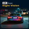 4K Dash Cam Front, Dash Camera for Cars 5Ghz WiFi/APP Control, 64GB Card Included, 2.99'' IPS Screen, 2160P Car Dashcam, Night Vision, 24H Parking Monitor, Loop Recording, G-Sensor, Max Support 256GB view 3