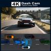 4K Dash Cam Front, Dash Camera for Cars 5Ghz WiFi/APP Control, 64GB Card Included, 2.99'' IPS Screen, 2160P Car Dashcam, Night Vision, 24H Parking Monitor, Loop Recording, G-Sensor, Max Support 256GB view 4