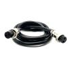 16.4 ft GX16 2 Pin Double Female Cable, GX16 2Pins Female to Female Head Aviation Cordset Electrical Connector Panel Mount Circular Metal Adapter Cordset for Ships 7A 220V 18AWG (5meter) view 2