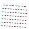 Homoyoyo 100pcs Anaglyph Cardboard Glasses Eyewear for Movies Gaming and Home Theater Viewing for Parties Festivals and Family Fun view 1