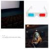 Homoyoyo 100pcs Anaglyph Cardboard Glasses Eyewear for Movies Gaming and Home Theater Viewing for Parties Festivals and Family Fun view 3