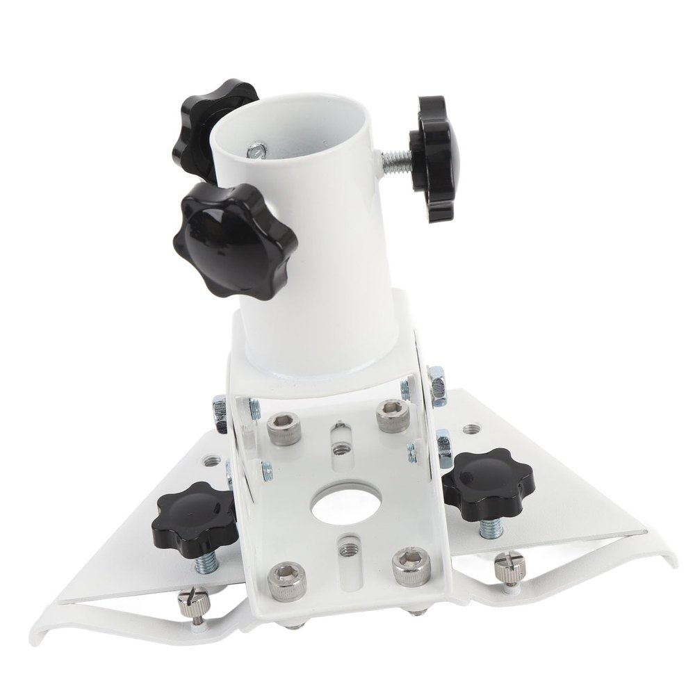 Satellite Mount Pipe , 360 Rotation and 160 Tilt Adjustment, Heavy Duty Stainless Steel Mini Dish Bracket Fittings, Erosion Metal Paint Finish
