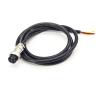 1.64 ft GX16 4 Pin Single Female Cable, GX16 4Pins Female Head Aviation Cordset Electrical Connector Panel Mount Circular Metal Adapter Cordset for Ships 7A 125V 20AWG (0.5meter) view 2