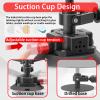 360 Spinning Camera Rig,Professional Photography Turntable,Rotating Camera Slider, with 43.3in Extension Poles,Panoramic Shooting,Suction Cup Base,for Product Photography view 4