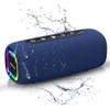 MultiWatts Portable Bluetooth Speaker: IPX5 Waterproof, 20W Dolby Stereo Sound, Deep Bass, Upto 25H Playtime, LED Lights, TWS Pairing, BT5.3, for Home/Party/Travel/Beach/Outdoor/Pool/Gift (Blue). view 1