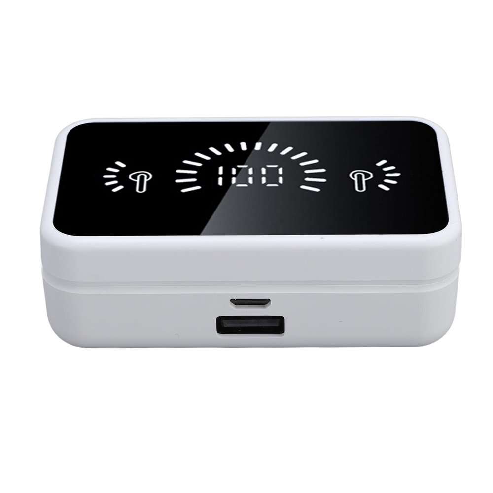 Zunate Language Translator Earbuds, 144 Online Languages Wireless Bluetooth 5.4 Headset with Active Noise Cancellation and Mirror Charging Case for Travel (White)