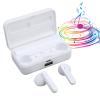 Zunate Language Translator Earbuds, 144 Online Languages Wireless Bluetooth 5.4 Headset with Active Noise Cancellation and Mirror Charging Case for Travel (White) view 2