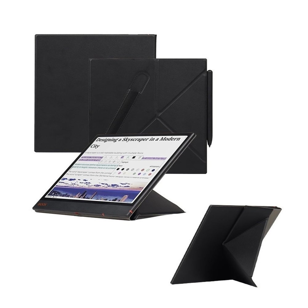 AJUSIBZR Case Compatible with Boox Go 10.3'' 2024 Slim Magnetic Adsorption Cover Multi-Folding Stand Funda with Auto Sleep and Wake