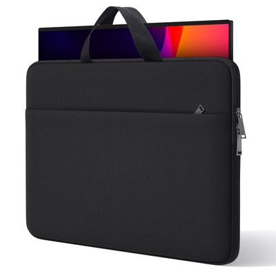 24 Inch Portable Monitor Case Carrying Sleeve Compatible with 23.8-24 Inch Portable Large Monitor with Handle Pocket, Protective Travel Shockproof-Padded Accessory Bag