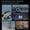 Smart Ring for Men Women's Smart Ring Men with Display Gesture Control Heart Rate Monitor Sleep Tracker Fitness Tracker Pedometer Calories Step Counter Compatible with iOS/Android Wireless Charging view 2