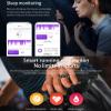 Smart Ring for Men Women's Smart Ring Men with Display Gesture Control Heart Rate Monitor Sleep Tracker Fitness Tracker Pedometer Calories Step Counter Compatible with iOS/Android Wireless Charging view 3