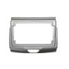 9INCH Car Audio Big Screen Fascia Frame Adapter Compatible with Ranger 2015+ 2DIN Dash Fitting Panel Frame Kit(Silver) view 1