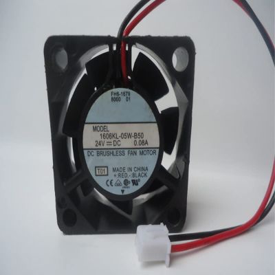 1606KL-05W-B50 DC24V 0.08A 2-Wire Inverter Cooling Fan 40x40x15mm 4cm